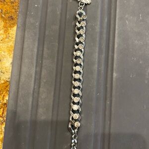 Harley-Davidson Silver Bracelet with crystals